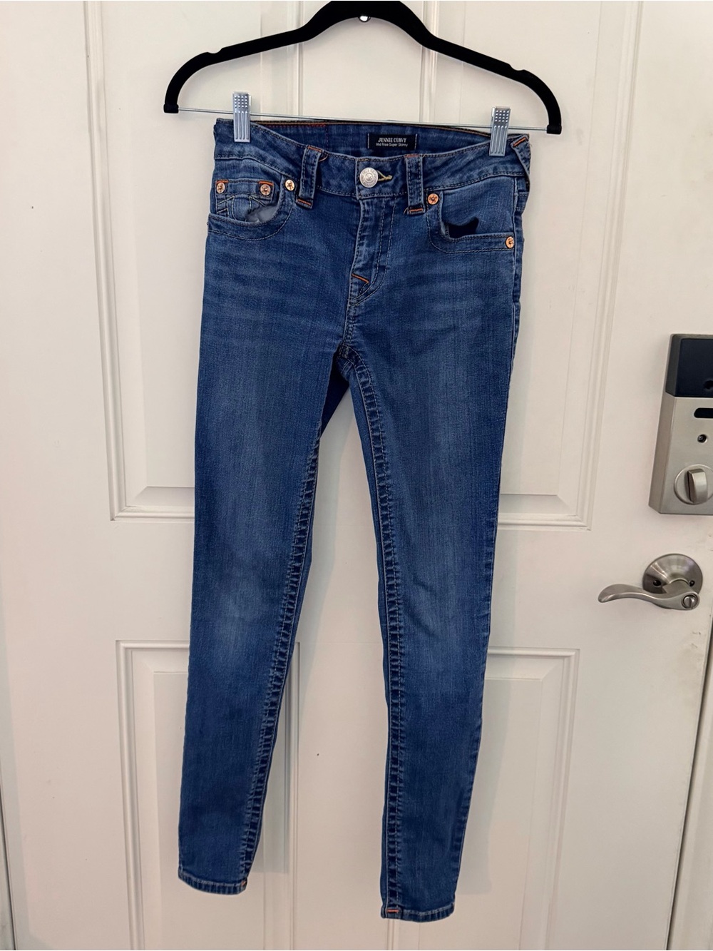 True Religion Jennie Curvy Jeans 26 | Dark Wash Super Skinny